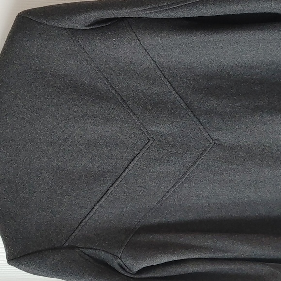 Marcona Wool Blend Pea Coat Charcoal Grey Size Small - Picture 5 of 12